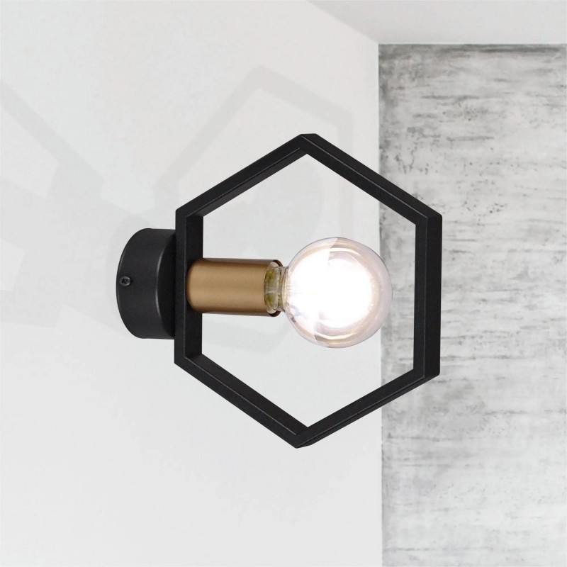 Kinkiet loft czarny K-4725 z serii HONEY E27
