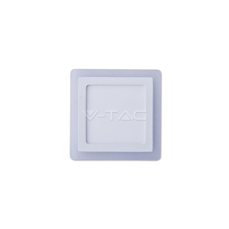 Panel LED Natynkowy V-TAC 12W+3W Kwadrat VT-1509 3000K EMC+CR80 1500lm