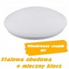 Plafoniera Led 18W Liti Ip20 Z Czujnikiem Ruchu Mv - Biała Dzienna