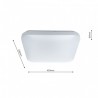 PLAFON MEMPHIS 24W LED 4000K
