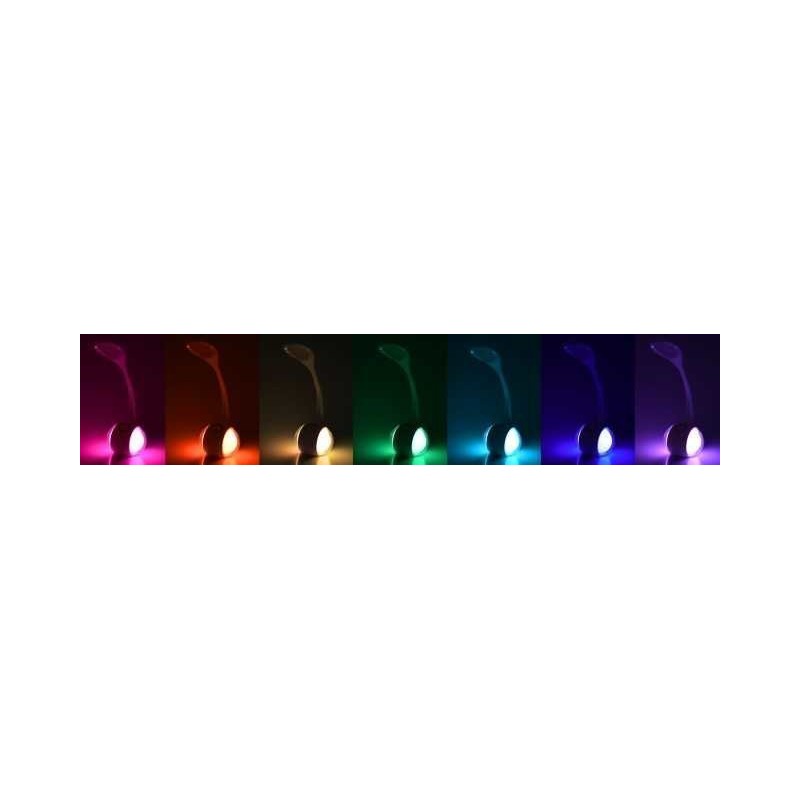 Lampka biurkowa LED 7W + podświetlenie wielokolorowe RGB