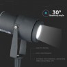 Oprawa Ogrodowa LED V-TAC Wbijana 12W Szara VT-857 3000K 720lm