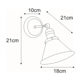 Kinkiet K-8038W-1 z serii MORENO