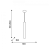 Lampa wisząca JOKER BLACK 1xGU10