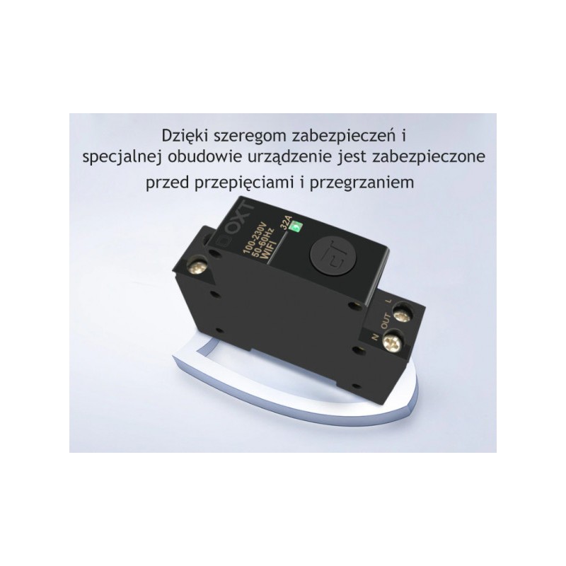 Sterownik 1-fazowy OXT 32A DIN WiFi
