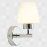 Kinkiet ścienny do sypialni LEE CHROME 1xG9