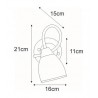 Kinkiet salon K-JSL-8090/1W AB z serii SAMIRA E14