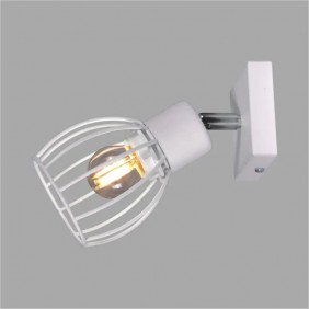 Kinkiet loft biały K-4574 z serii MIKA WHITE 1xE27