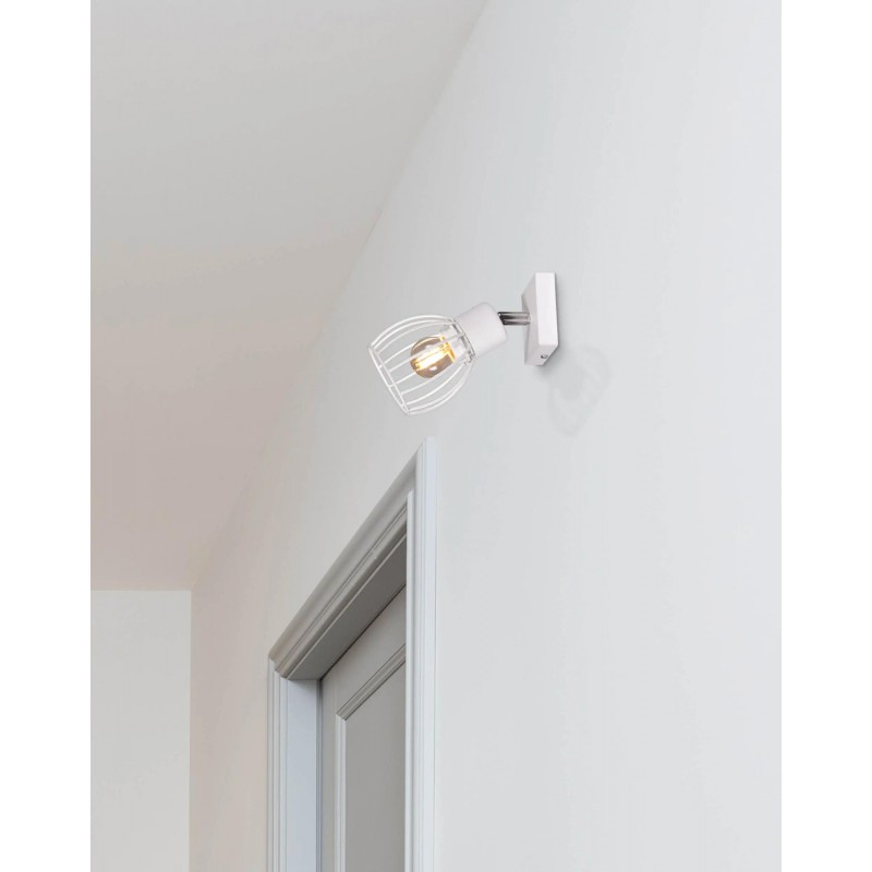 Kinkiet loft biały K-4574 z serii MIKA WHITE 1xE27