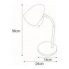 Lampka biurkowa turkusowa K-MT-200 z serii KAJTEK 1xE27