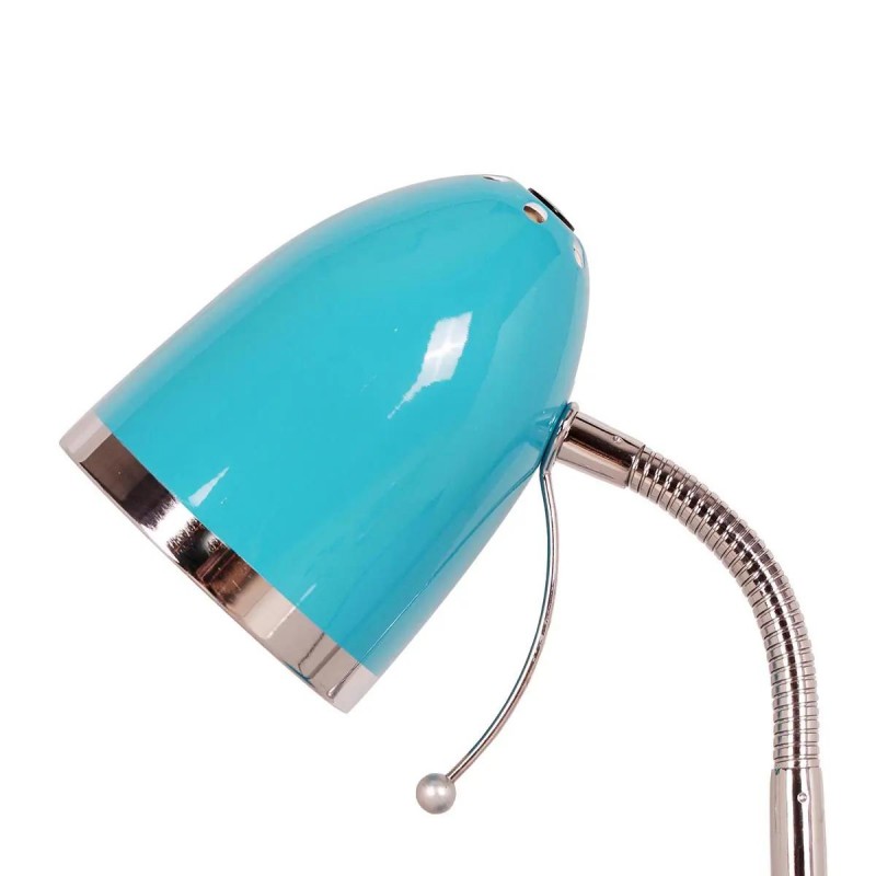 Lampka biurkowa turkusowa K-MT-200 z serii KAJTEK 1xE27