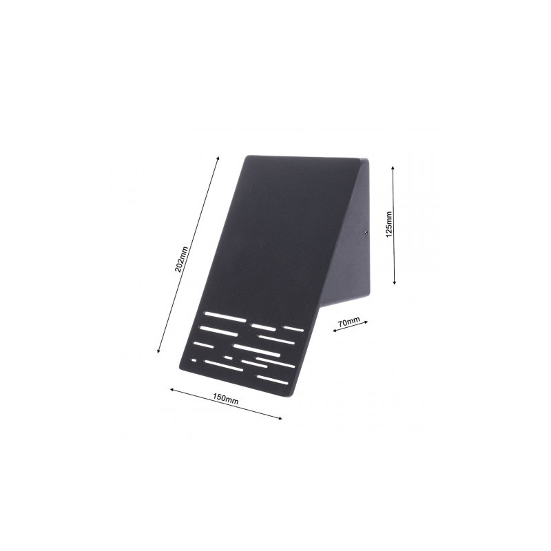 OPRAWA ELEWACYJNA LINE 10W LED Czarna