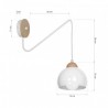 Kinkiet DAMA WHITE 1xE27