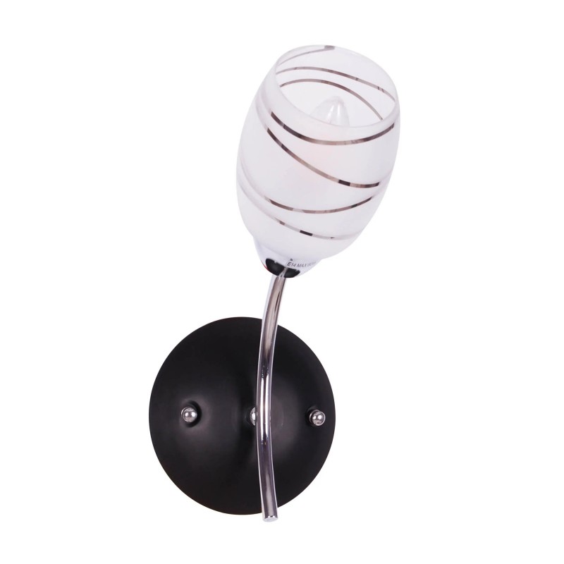 Lampa ścienna do salonu K-JSL-6093/1W CHR z serii XENA E14