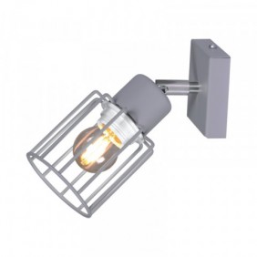 Kinkiet szary loft K-4580 z serii TROY E27