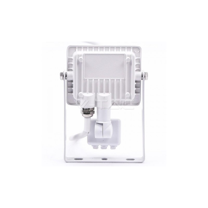 Naświetlacz LED V-TAC 10W SAMSUNG CHIP Czujnik Ruchu Funkcja Cut-OFF Biały VT-10-S 4000K 800lm 5 Lat Gwarancji