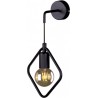 Kinkiet Czarny Dekoracyjny K-3933 Romb Z Serii Geo E27