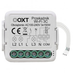 Przekaźnik WiFi OXT 3 obwody TUYA