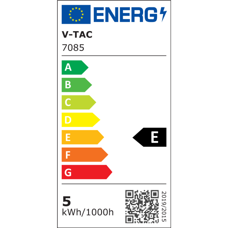 Oprawa Ścienna Kinkiet 5W V-TAC Góra/Dół Bridgelux Chip Biały Kwadrat VT-758 3000K 560lm