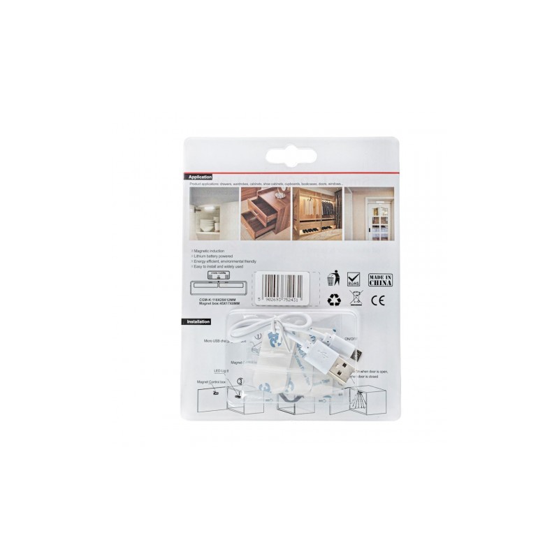 Lampka Podszafkowa 0,8W 4000K MicroUSB
