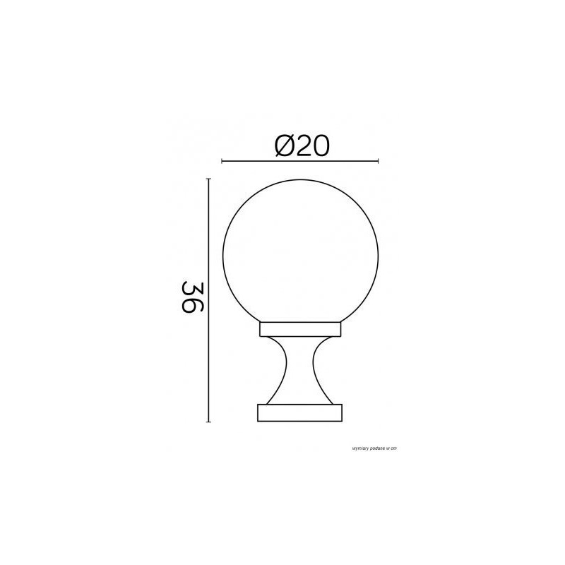 Lampa stojąca KULE CLASSIC II K 4011/1/KF SU-MA