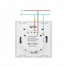Pojedynczy włącznik WiFi+RF433 czarny Tuya Smart