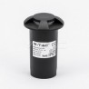 Oprawa Gruntowa 1W LED Czarna 4-stronna VT-1171 6500K IP67 10lm
