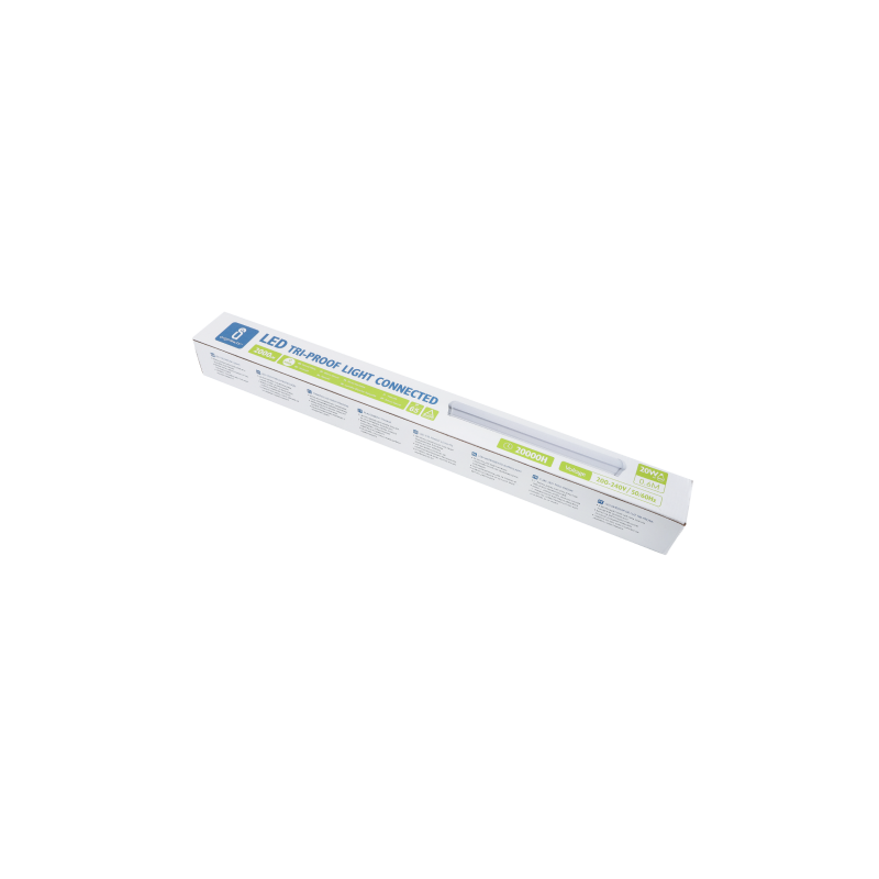 Lampa LED TRI-PROOF łączona 20W 0.6M 4000K 100LM/W IP65
