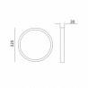 Oprawa LED SIGARO CIRCLE 24W PREMIUM barwa NEUTRALNA