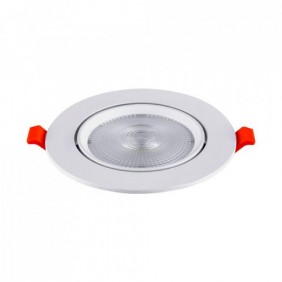 Oprawa V-TAC LED Downlight SAMSUNG CHIP 10W Ruchoma VT-2-10 3000K 900lm 5 Lat Gwarancji