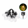 Łańcuch świetlny solarny LIGHT02 20 LED Biały Ciepły