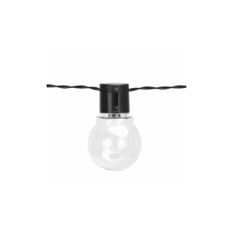 Łańcuch świetlny solarny LIGHT02 20 LED Biały Ciepły