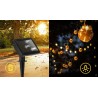 Łańcuch świetlny solarny LIGHT02 20 LED Biały Ciepły