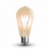 Żarówka LED 5W E27 Filament Złoty ST64 VT-2066 2200K 300lm V-TAC