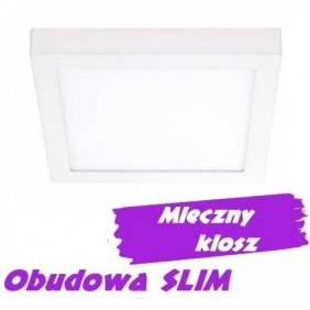 Plafon do kuchni LED natynkowy 24W SLIM - biała dzienna