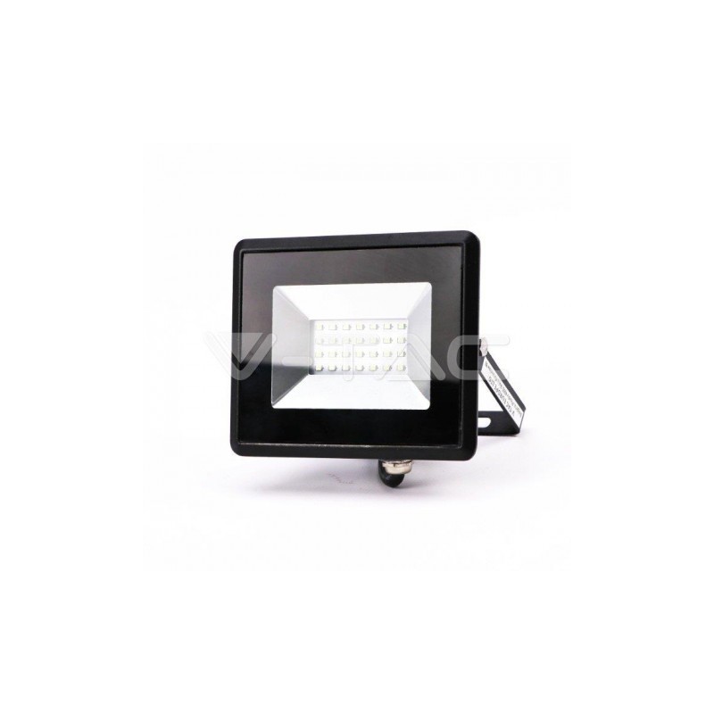Halogen zewnętrzny LED V-TAC 20W Czarny E-Series IP65 Światło Zielone VT-4021