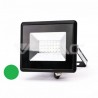 Halogen zewnętrzny LED V-TAC 20W Czarny E-Series IP65 Światło Zielone VT-4021