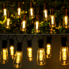Łańcuch świetlny solarny LIGHT03 10 LED Biały Ciepły