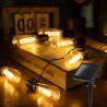 Łańcuch świetlny solarny LIGHT03 10 LED Biały Ciepły