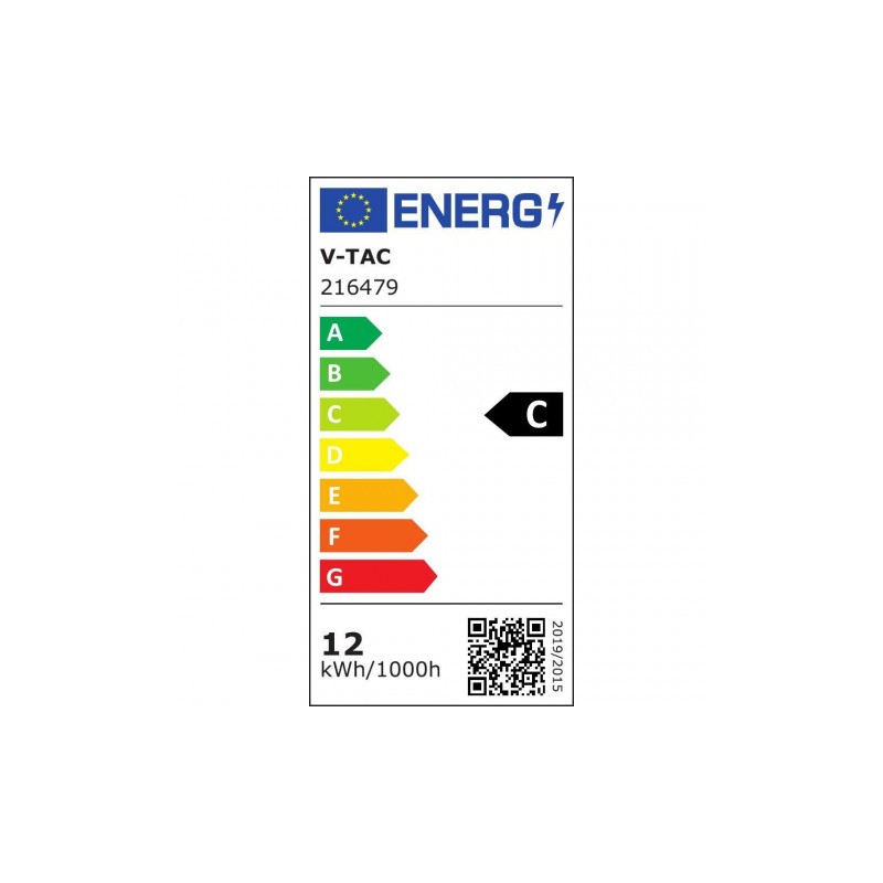 Tuba Świetlówka LED T8 V-TAC 12W 120cm Nano Plastic 160Lm/W VT-1612 6400K 1920lm 5 Lat Gwarancji