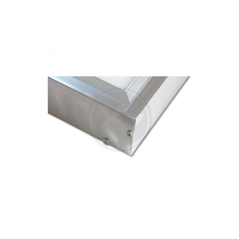 Ramka natynkowa do montażu panelu LED 30x120 - srebrna