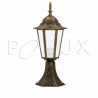 Liguria - niska lampa ogrodowa 43cm - patyna