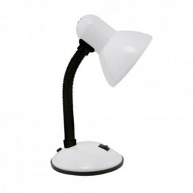 Lampka na biurko biała TOLA E27