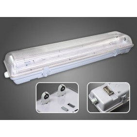 Oprawa świetlówkowa LED T8 2x18W IP65