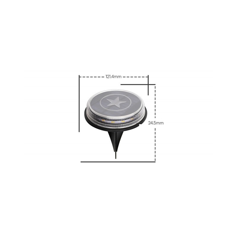 Lampa solarna LED LIGHT02 0.09W 3200K