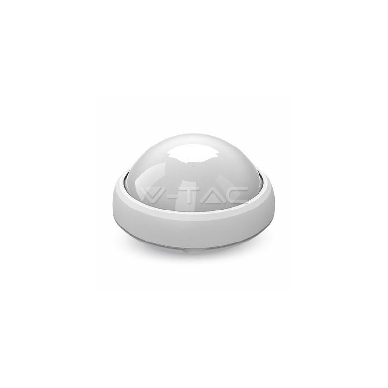 Plafon V-TAC 8W Okrągły Biały VT-8014 3000K IP54 560lm