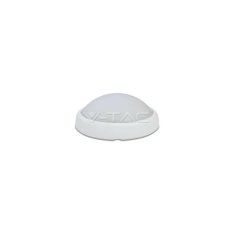 Plafon V-TAC 8W Okrągły Biały VT-8014 3000K IP54 560lm