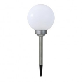 Lampa solarna LED Kula Duża biała - biała ciepła RGB