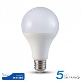 Żarówka LED V-TAC SAMSUNG CHIP 20W E27 A80 VT-233 6400K 2452lm 5 Lat Gwarancji