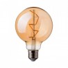 Żarówka LED V-TAC 4W Filament E27 Kula Glob G95 Bursztyn VT-2024 2200K 400lm